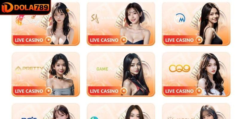 Thông tin chung về sảnh Casino DOLA789